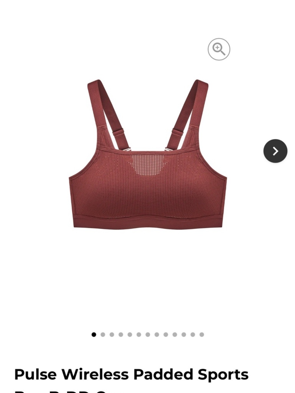 Understance Pulse FlexWire Sports Bra - Maroon